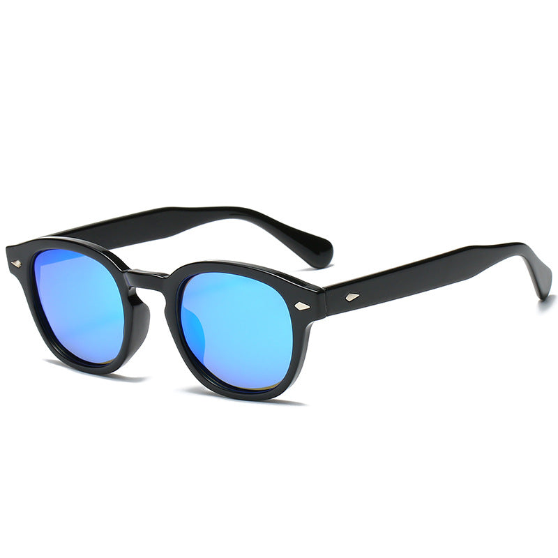 Women's Decorative glass Semi Round Sunglasses