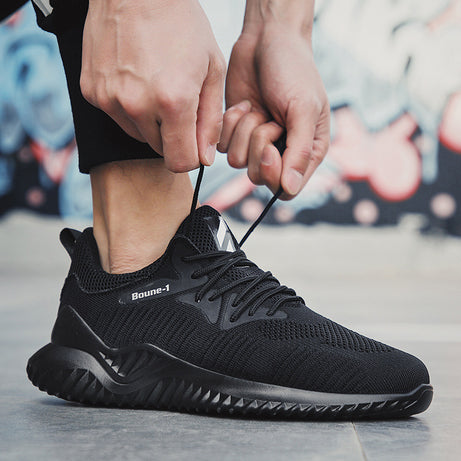 Men's Thick-soled Lightweight Running Shoes