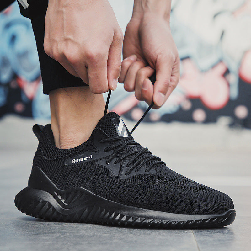 Men's Thick-soled Lightweight Running Shoes