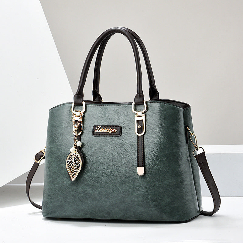 Women's Middle-aged Large Capacity Retro Handbag