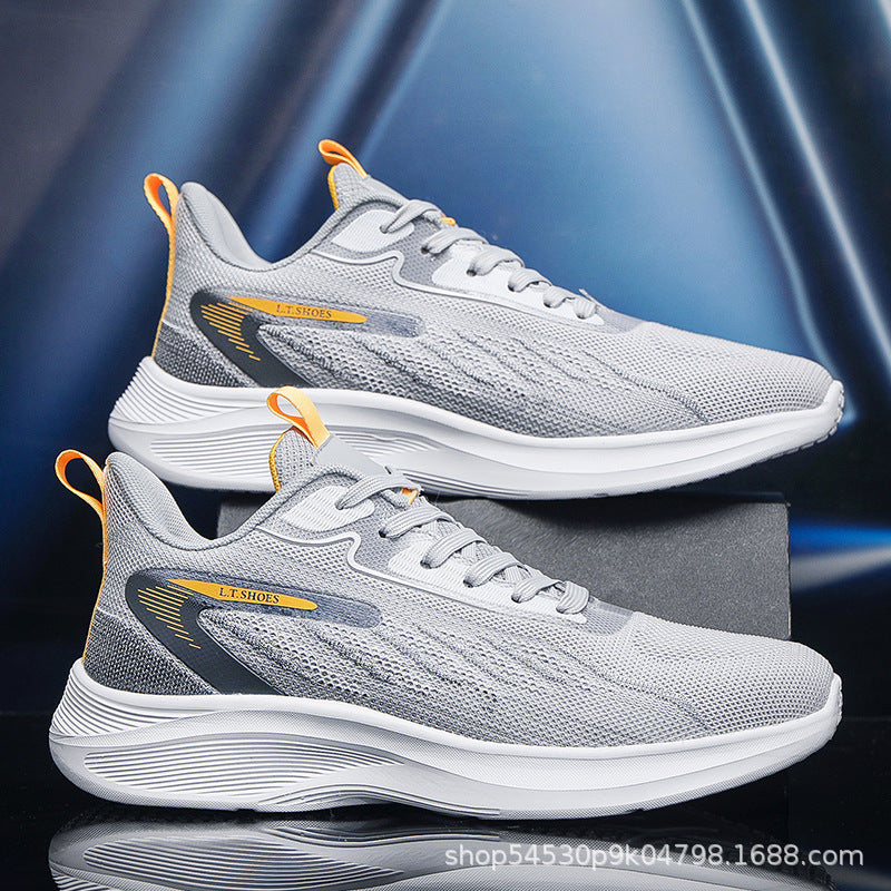 Men's Breathable Mesh Fly Weaving Casual Shoes