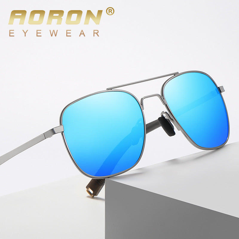 Men's Square Polarized Fashion UV-proof Sunglasses