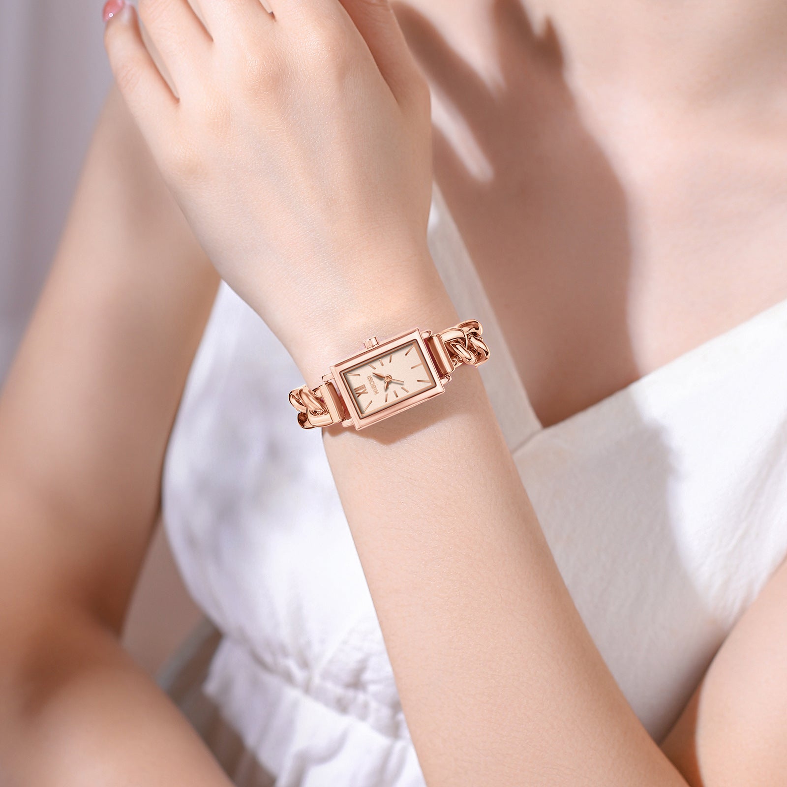 Women's Simple Design Square Watch