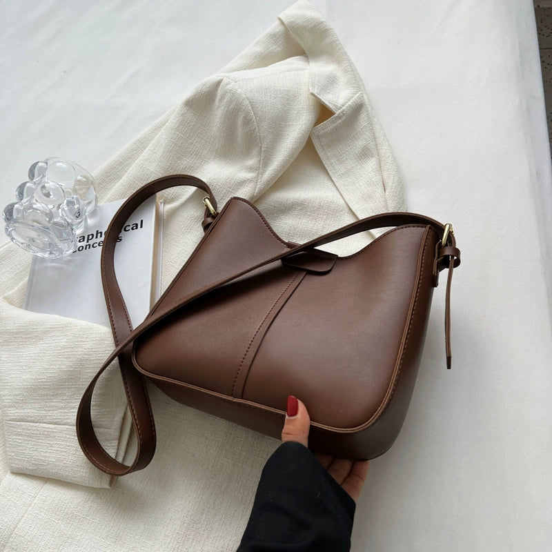 Women's Versatile Luxury Shoulder Bucket Bag