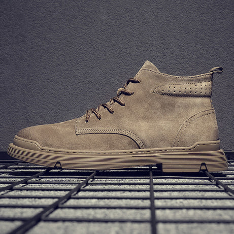 Men's British Style Genuine Leather Martin Boots