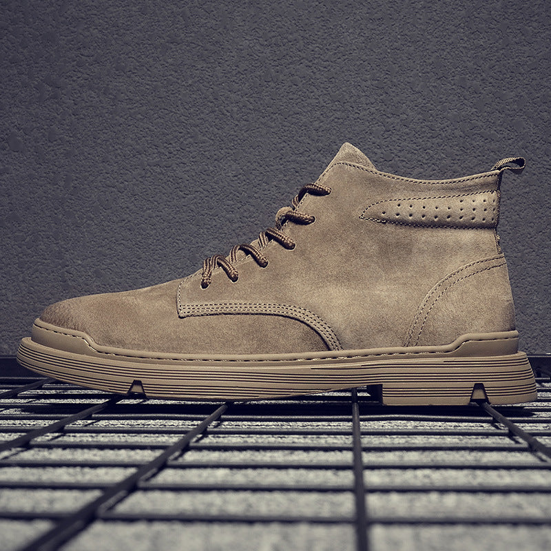 Men's British Style Genuine Leather Martin Boots