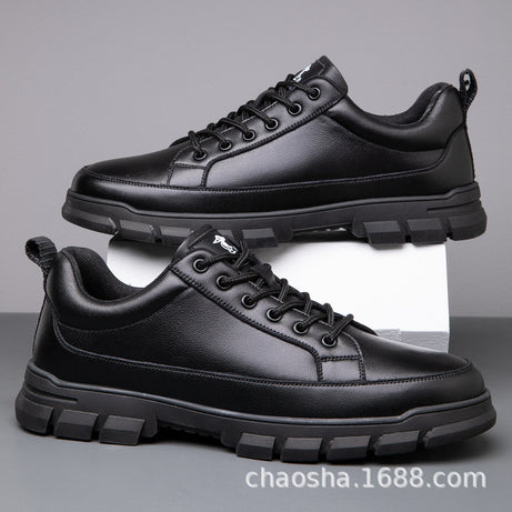 Men's Leather Fashion Trend Casual Shoes