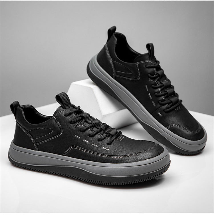 Men's Leather Comfortable Versatile Casual Shoes