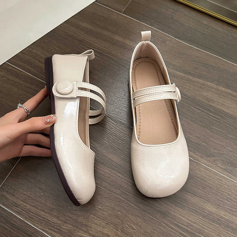 Women's Simple French Mary Jane Shoes