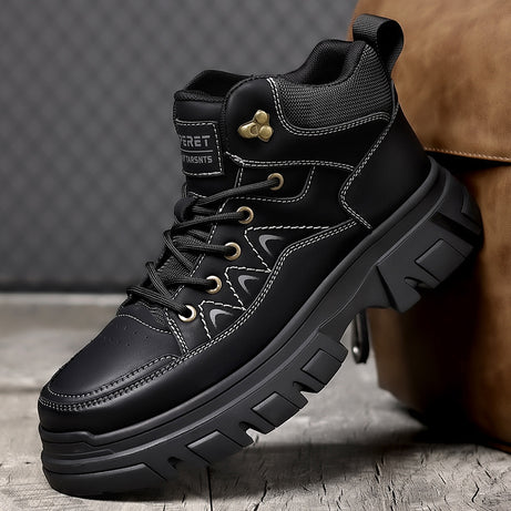 Men's Leather Martin Boots Trend Casual Shoes