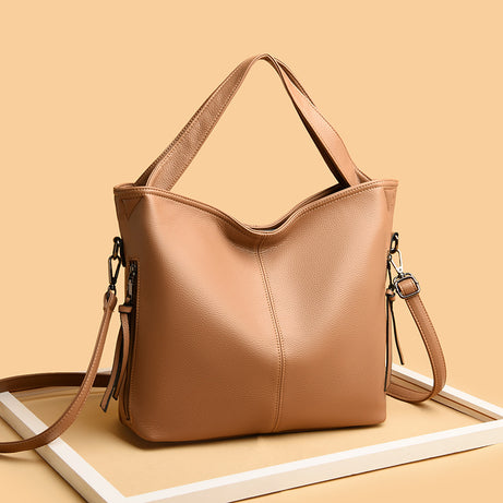 Women's Leather Trendy Versatile Casual Bag (In Stock)