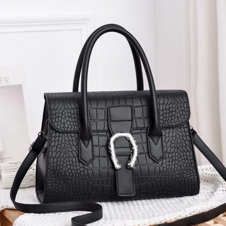 Women's Fashion Handbag Crocodile Pattern Shoulder Bag