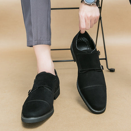 Men's Leather Pointed British Style Shoes