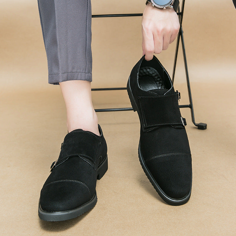 Men's Leather Pointed British Style Shoes