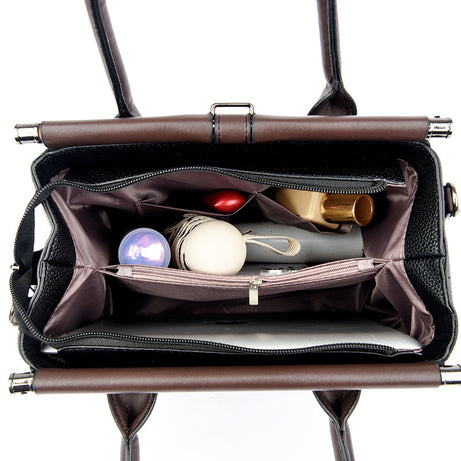 Women's Leather Versatile Trendy Handbag