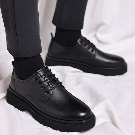 Men's British Style Casual Business Leather Shoes