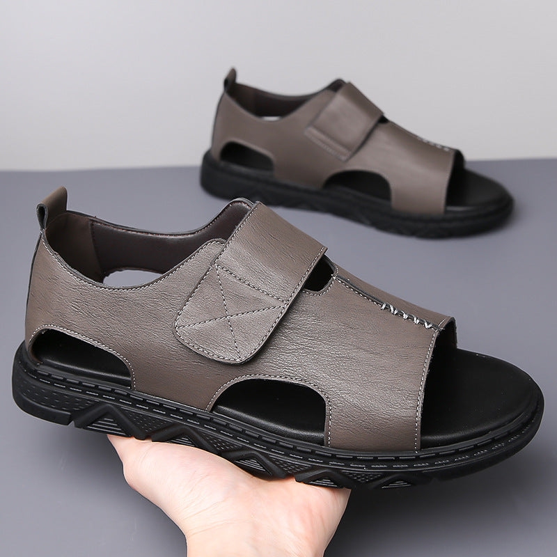Men's Breathable Leather Sandals