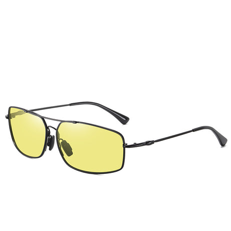 Men's Polarized Metal Color-changing Sunglasses
