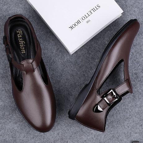 Men's Genuine Leather Casual Sandal Shoes