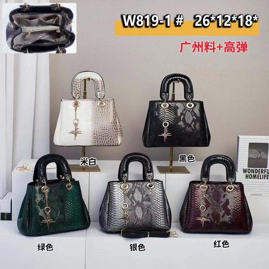 Women's Bag Snake Leather Handbag