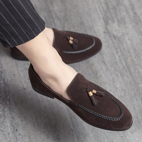Men's Leather Penny Loafers Outdoor Fashion Shoes