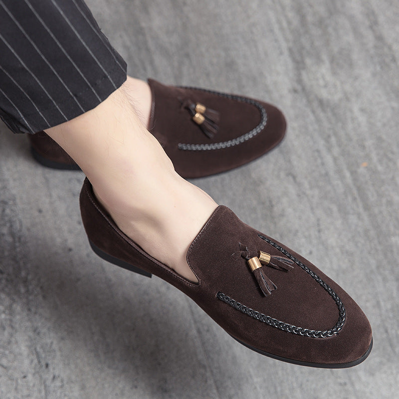 Men's Leather Penny Loafers Outdoor Fashion Shoes
