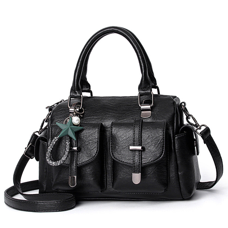 Women's Fashion Handbag Soft Leather Large Capacity Bag