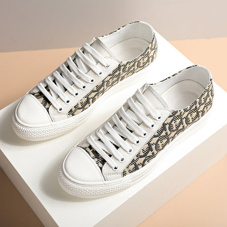 Men's Low-Top Canvas Casual Shoes