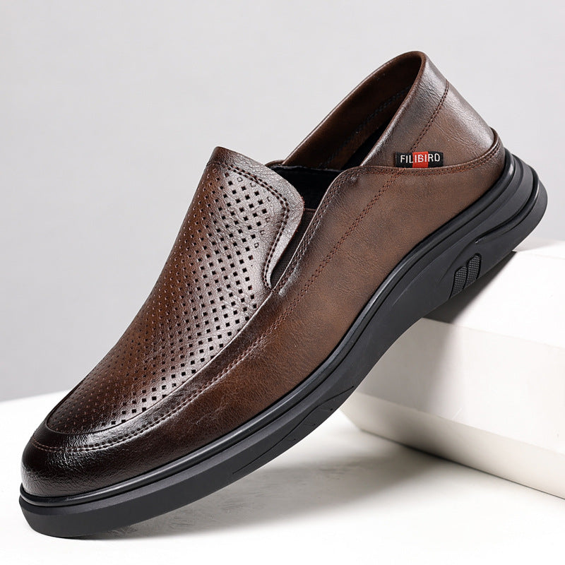 Men's Breathable Leather Casual Shoes