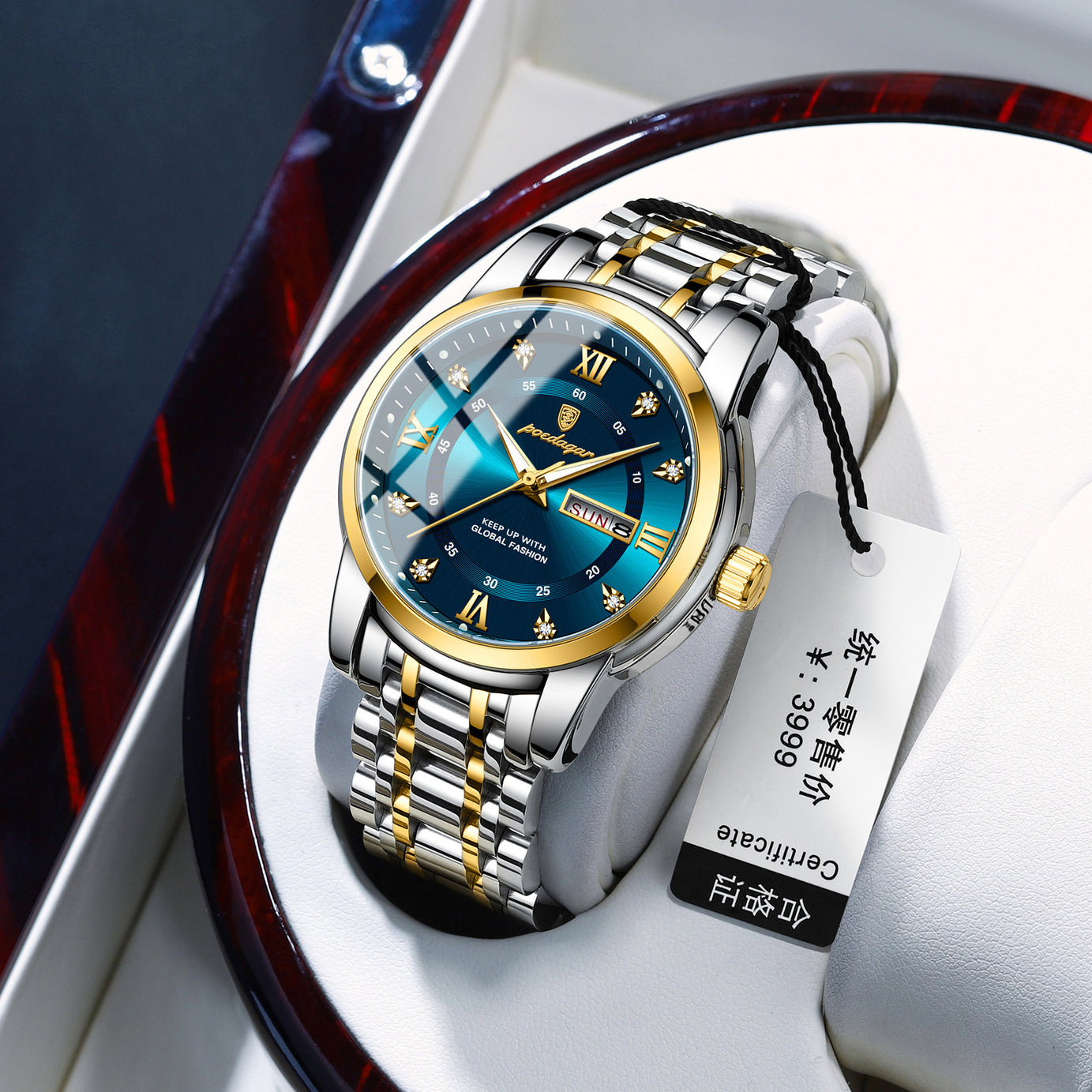 Men's Stainless Steel Explosion  Watch