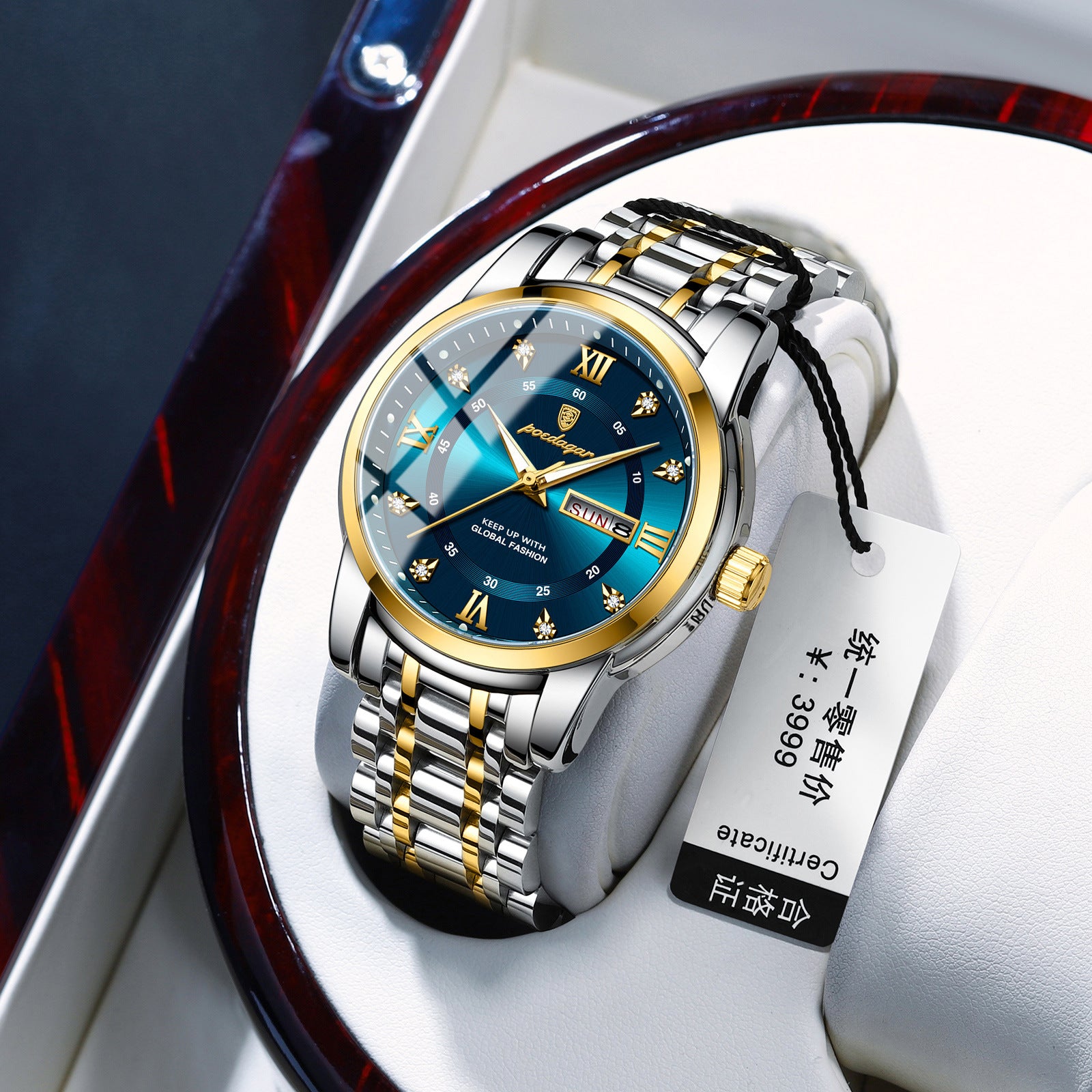 Men's Stainless Steel Explosion  Watch