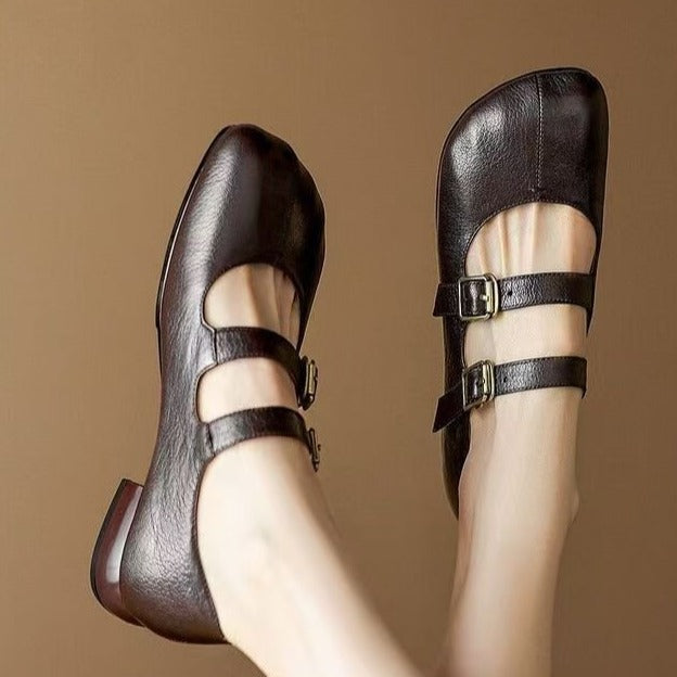 Women's Mary Jane PU Leather Shoes