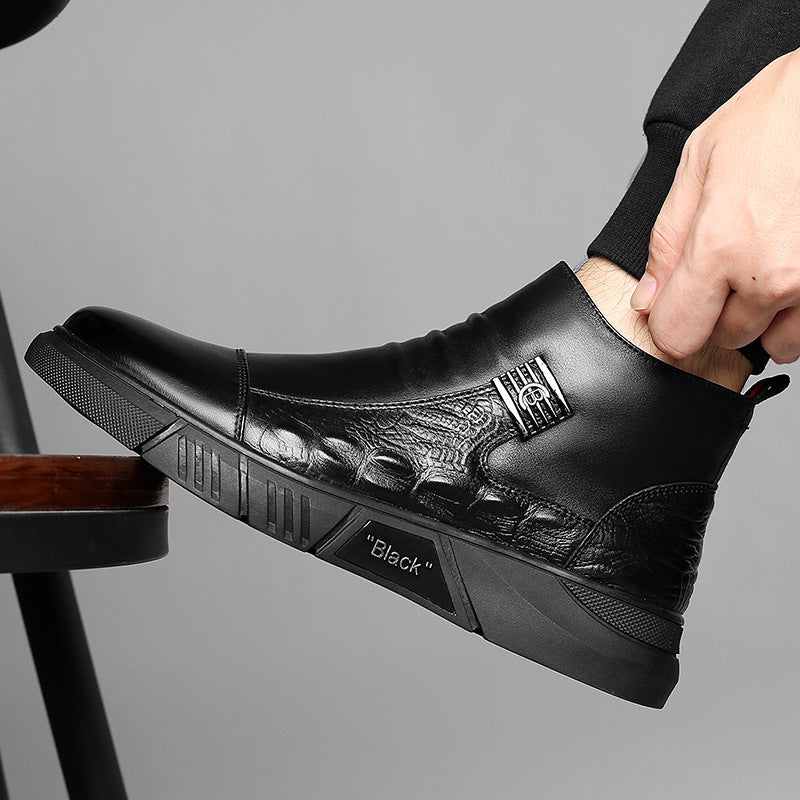 Men's Outdoor Fashion Leather Martin Boots