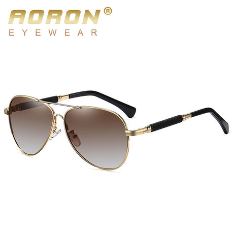 Men's Color-changing Memory Metal Night Vision Sunglasses