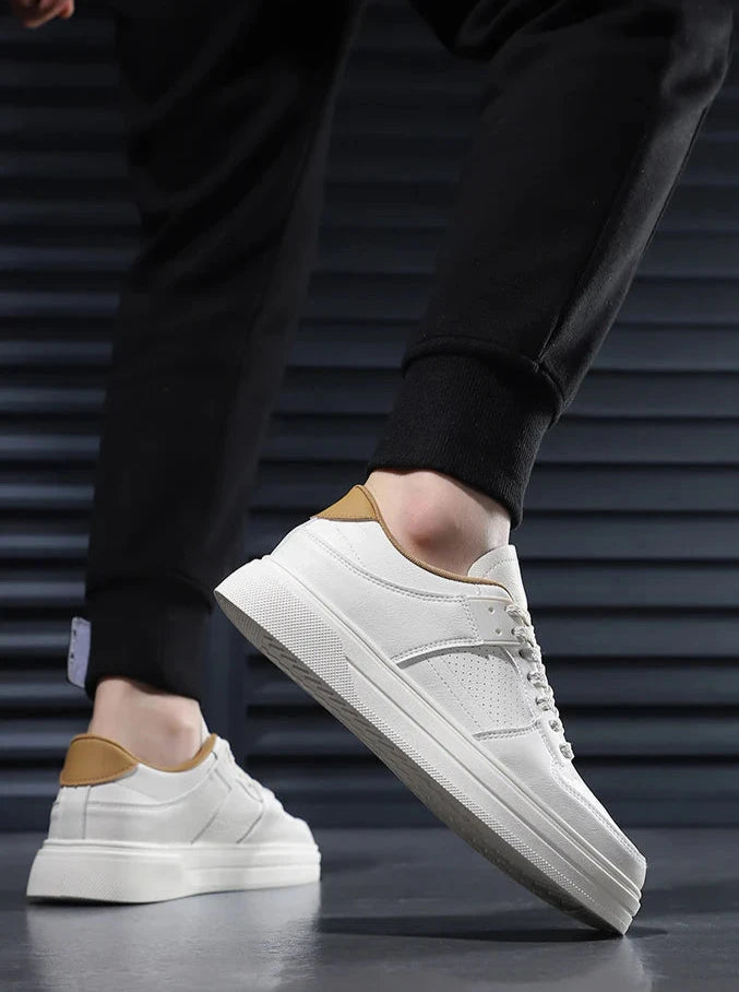 Men's Trendy Leather Casual Sneakers (In Stock)