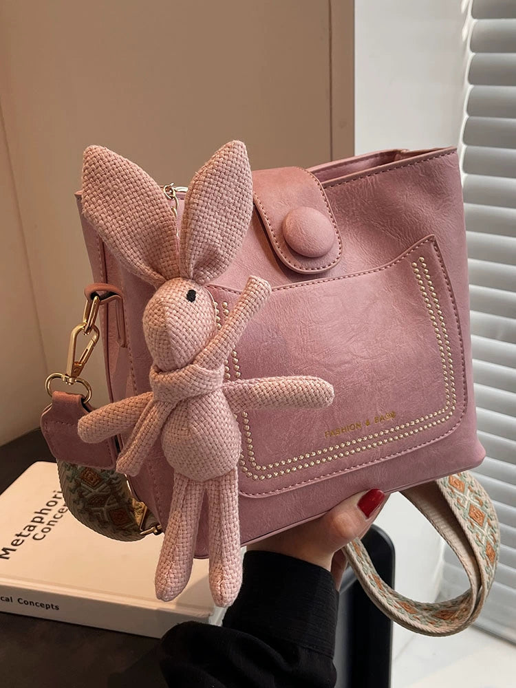 Women's Leather Casual Versatile Small Bag