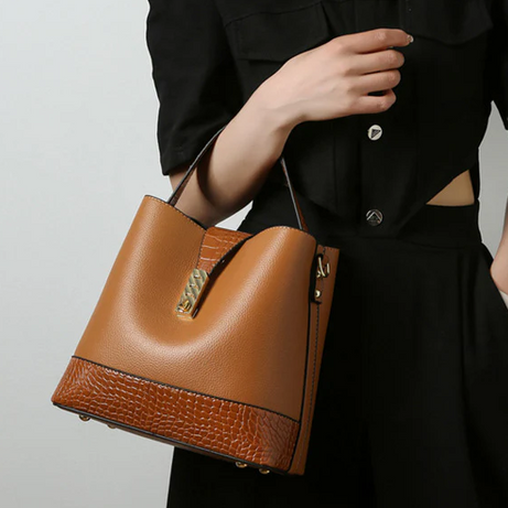 Women's Leather Large Shoulder HandBag