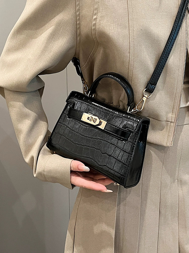 Women's Crocodile Pattern Fashion Bag