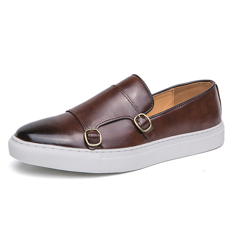 Men's Leather Loafers Fashion Trendy Casual Shoes