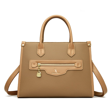 Women's Premium Contrasting Retro Shoulder Bag