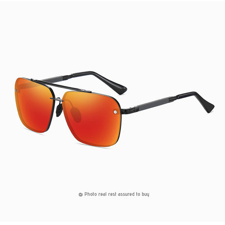 Men's Polarized Fashion Square Sunglasses