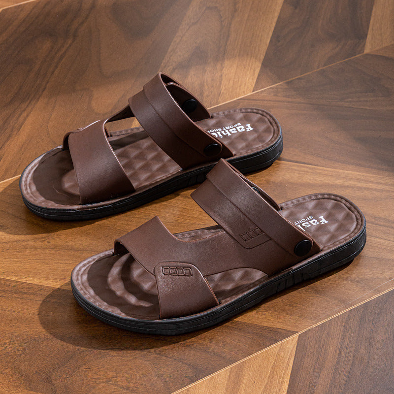 Men's Leather Breathable Casual Sandals