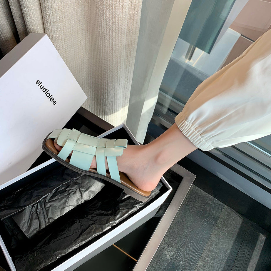 Women's Outer Wear Beach Flat Bottom Slippers