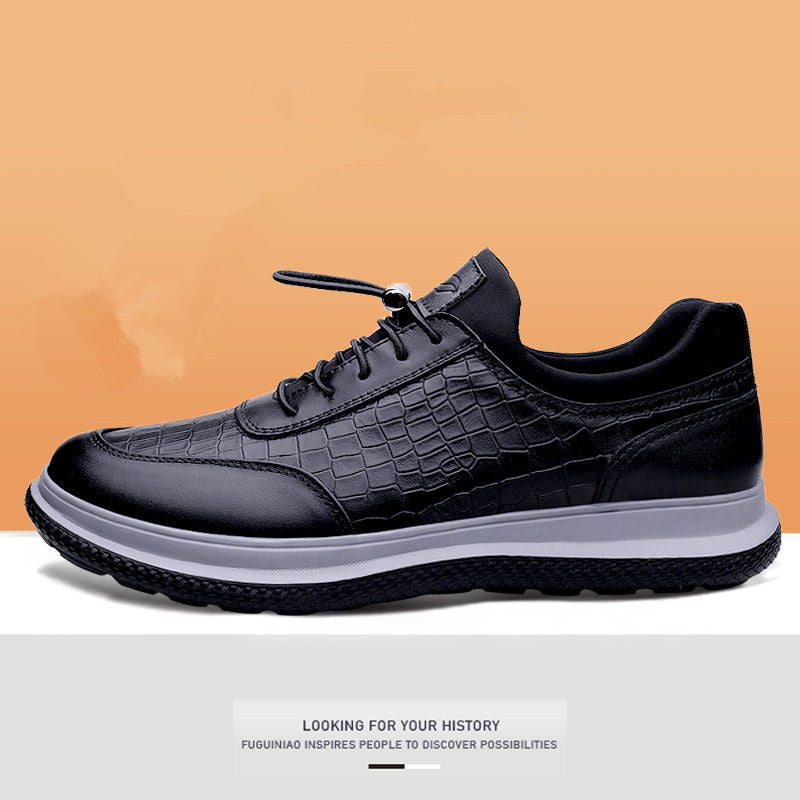 Men's Leather British Fashion Casual Shoes (In Stock)