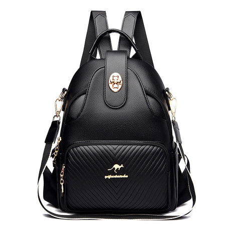Women's Leather Versatile Stylish Backpack