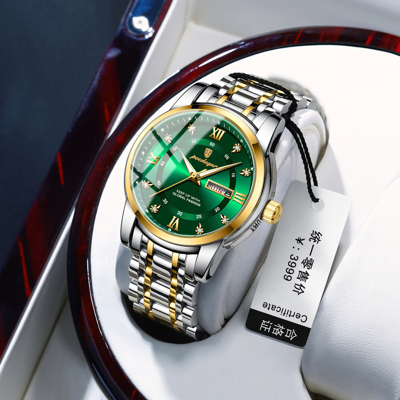 Men's Stainless Steel Explosion  Watch