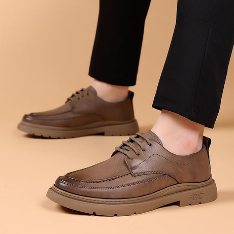 Men's Low-Top Oxford Business Leather Shoes (In Stock)