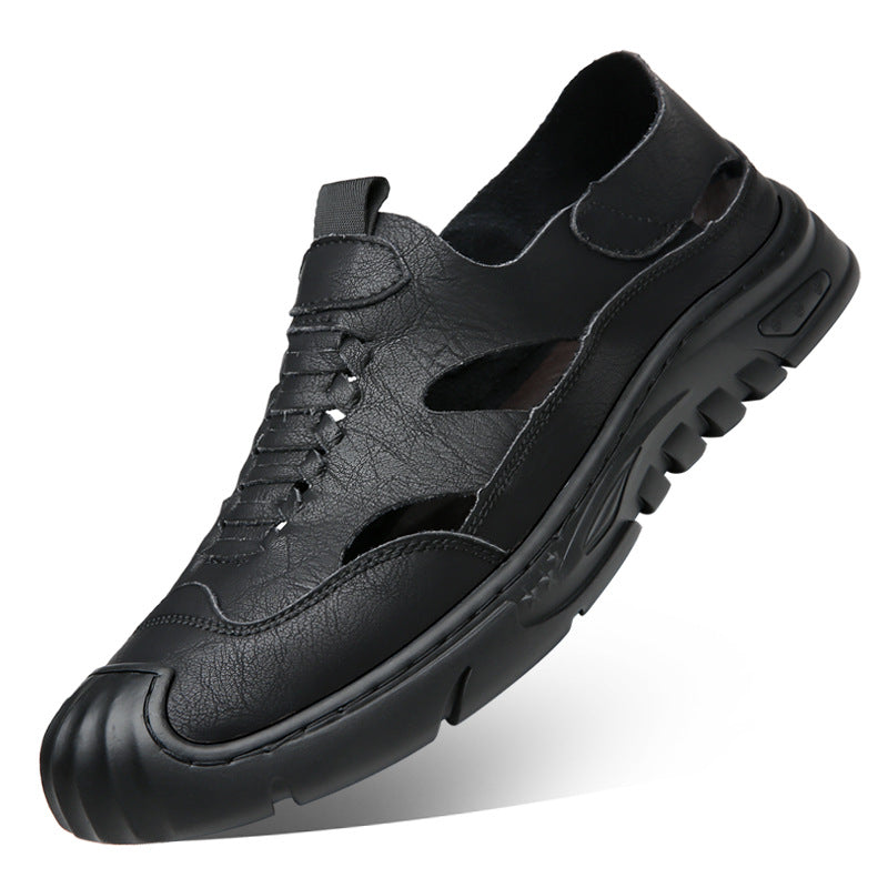 Men's Breathable Outside Wear Hollow Sandals