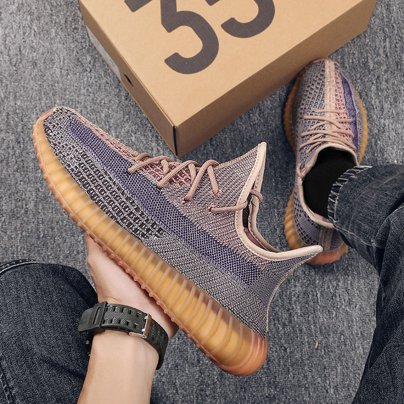 Men's Flying Woven Fashionable Trendy Shoes