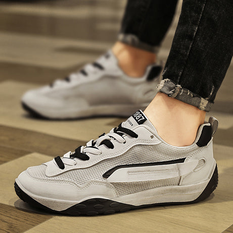 Men's Artistic Style Color Matching Flat Shoes
